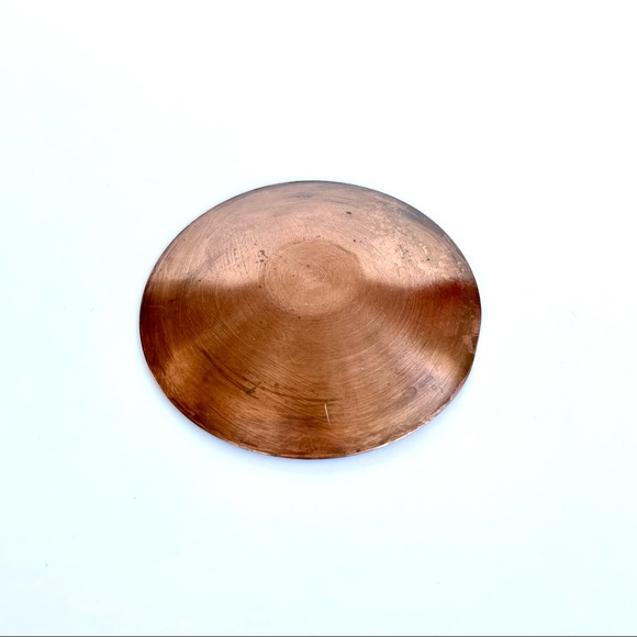 Vintage Enamelled Copper Trinket Dish - Picture 12 of 16